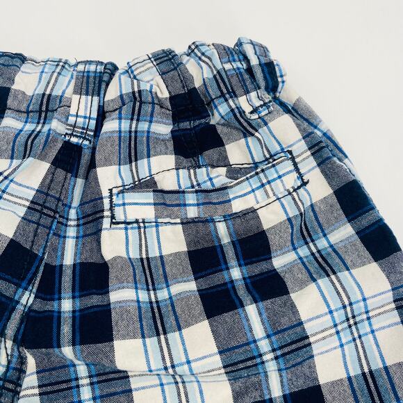 Faded Glory Blue Plaid Adjustable Waist Shorts - Size 5 - Picture 4 of 7
